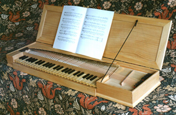 [Travel-clavichord in cedar]