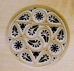 [Rose of the 'Silbermann' clavichord]